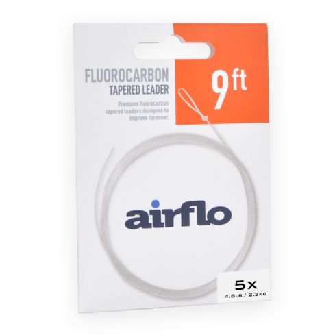AIRFLO G5 FLUOROCARBON TAPERED LEADERS - 9'