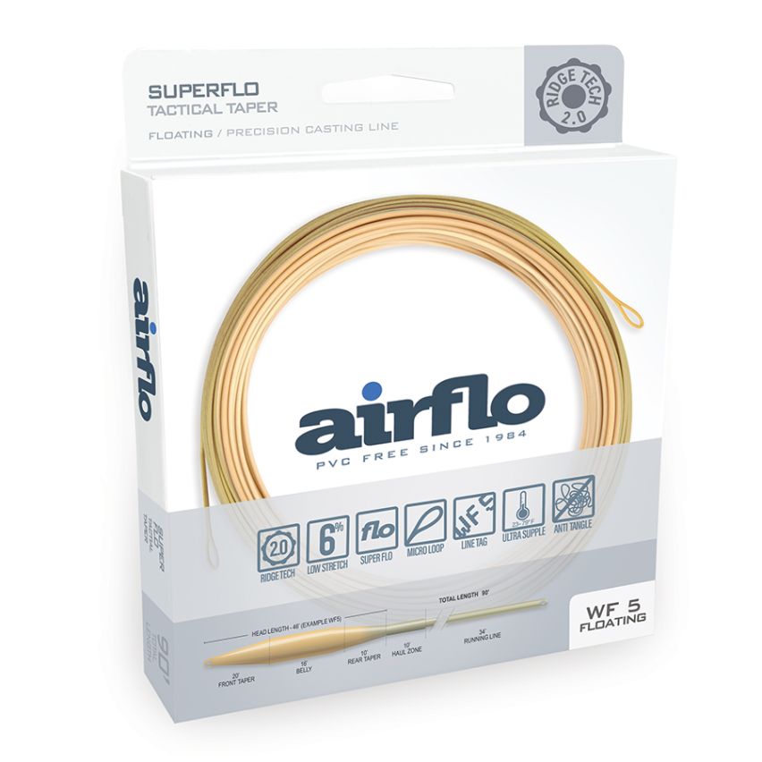 Airflo Superflo Ridge 2.0 Tactical Taper Floating Fly Lines